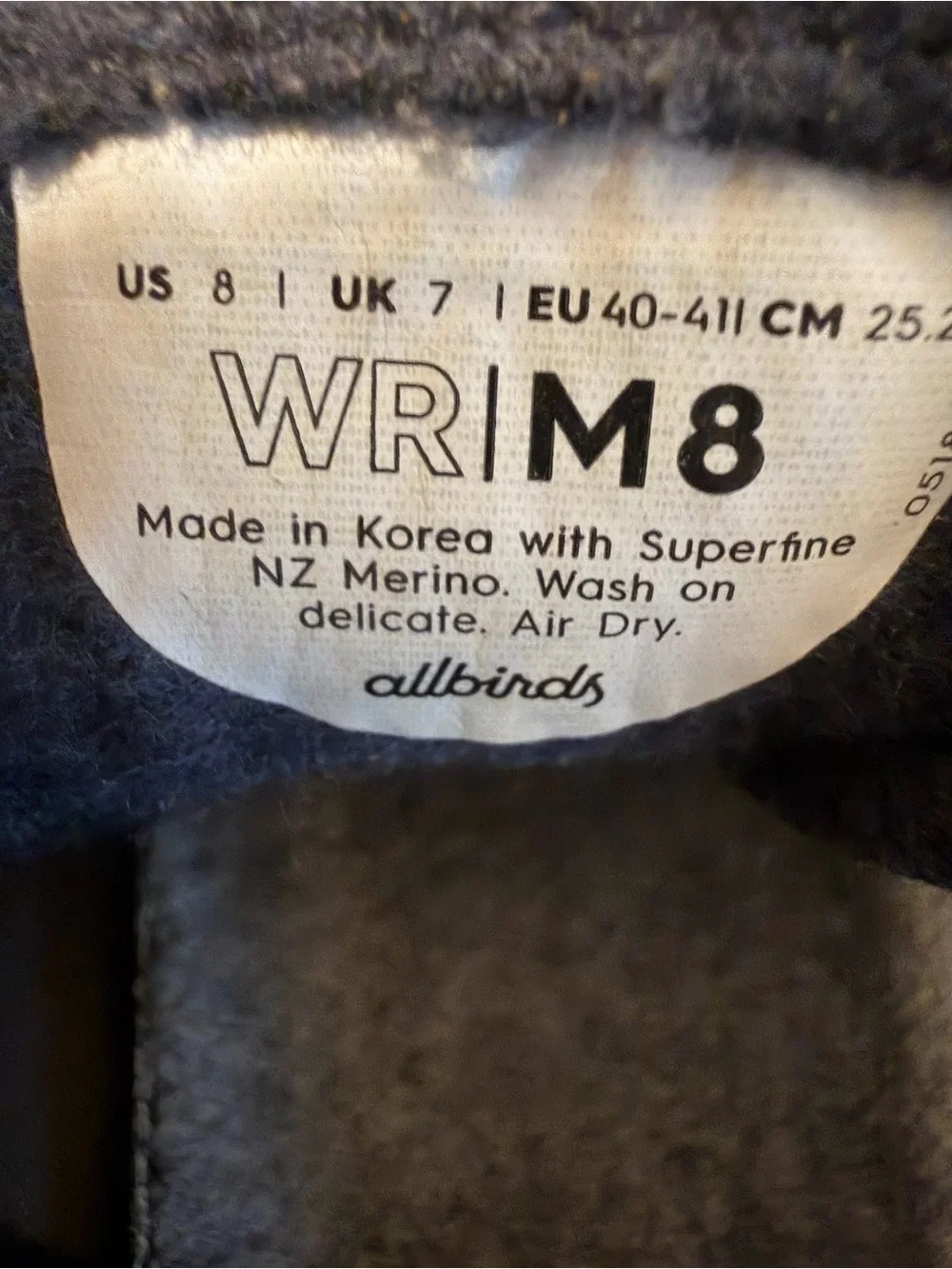 Allbirds Wool Runners size 8